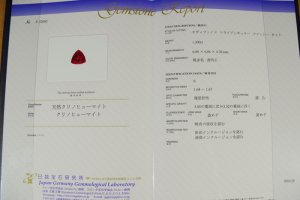 画像4: クリノヒューマイト 1.30ct 鑑別書付