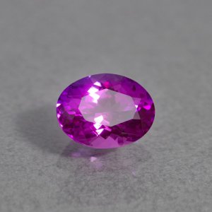 画像1: 合成パープルサファイア 3.89ct UVペン付