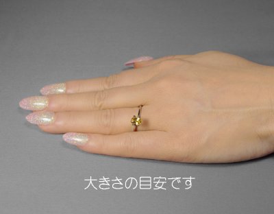 画像2: イエローグロッシュラーガーネット0.81ct