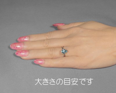 画像2: 蛍光 ブルートパーズ 2.09ct UVペン付