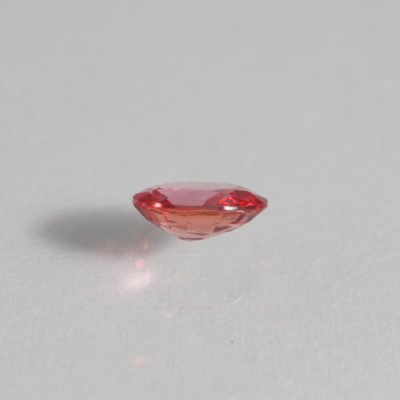 画像1: パパラチアサファイア 0.38ct 鑑別カード付